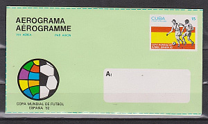 Куба, ЧМ 1982,  Аэрограмма